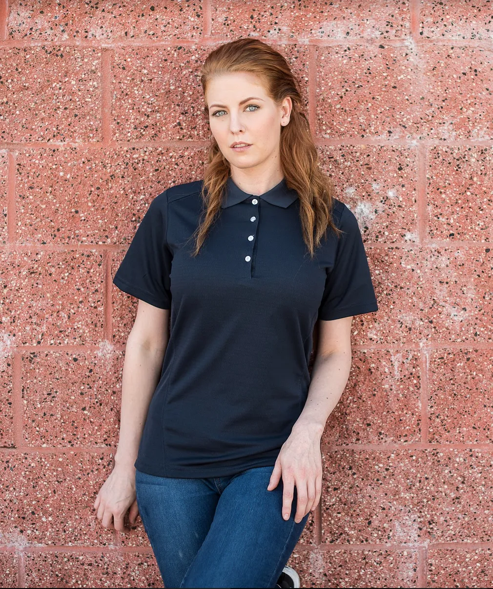 #127 Ladies Polyester Polo Shirt