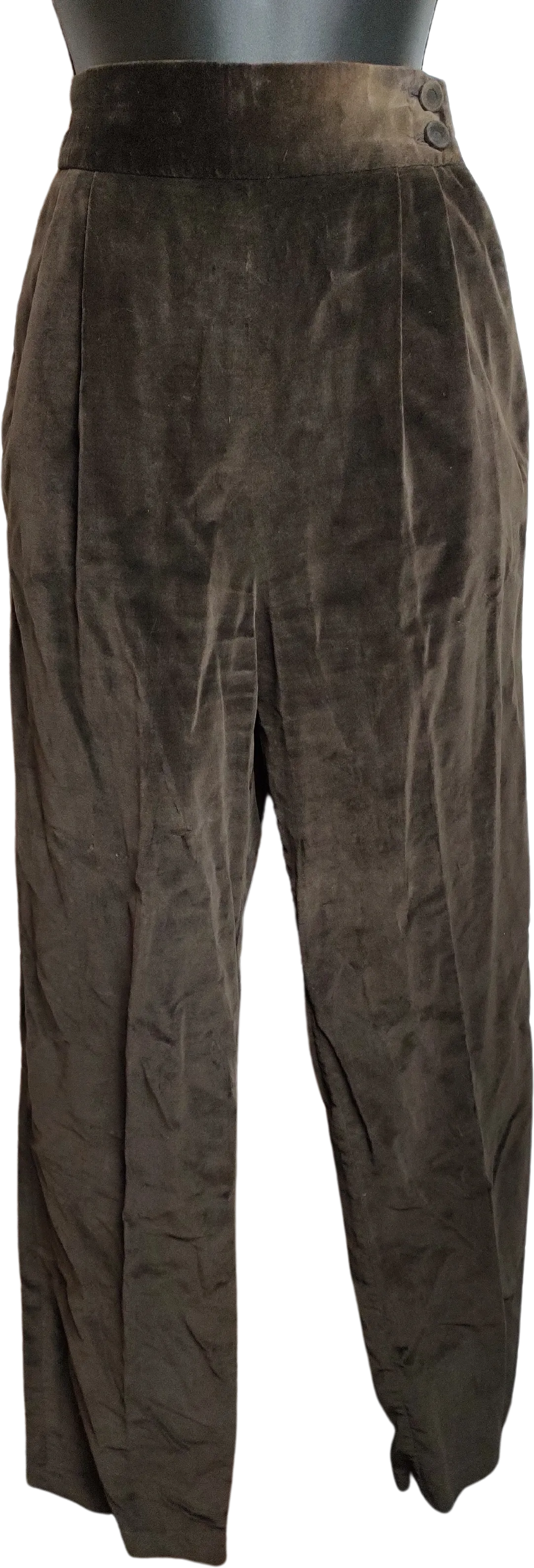 '70’s -'80’s Mj Concepts Front Pleat Velour Pants by MJ concepts