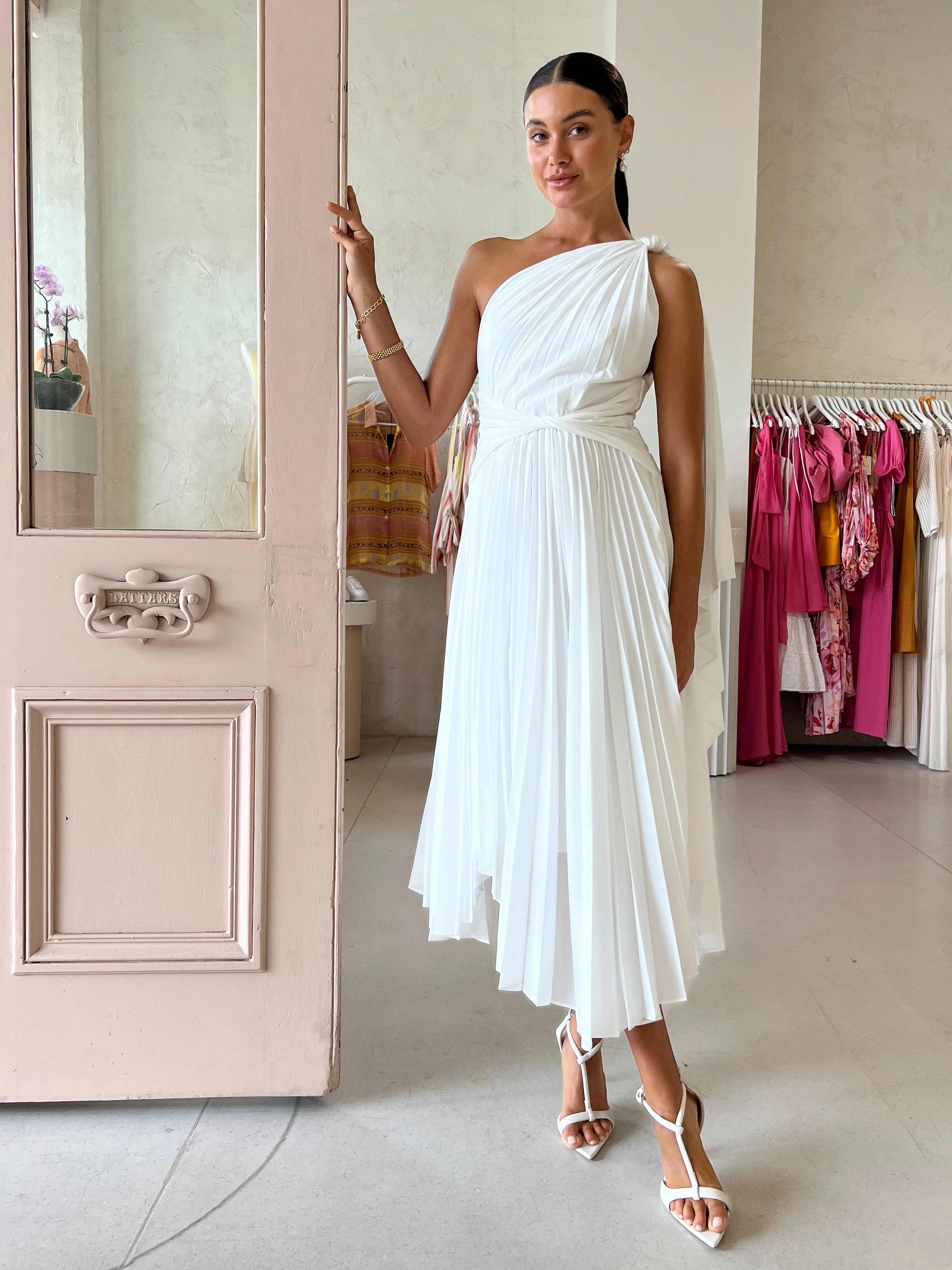 Acler Kalora Dress in Ivory