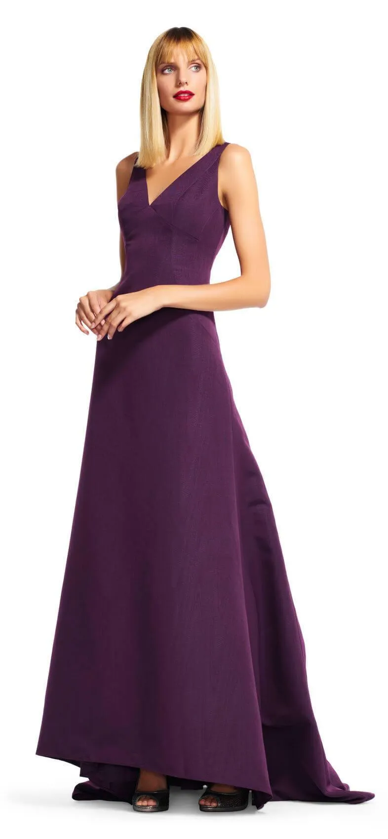 Adrianna Papell AP1E200412 Long Sleeveless Formal Evening Dress