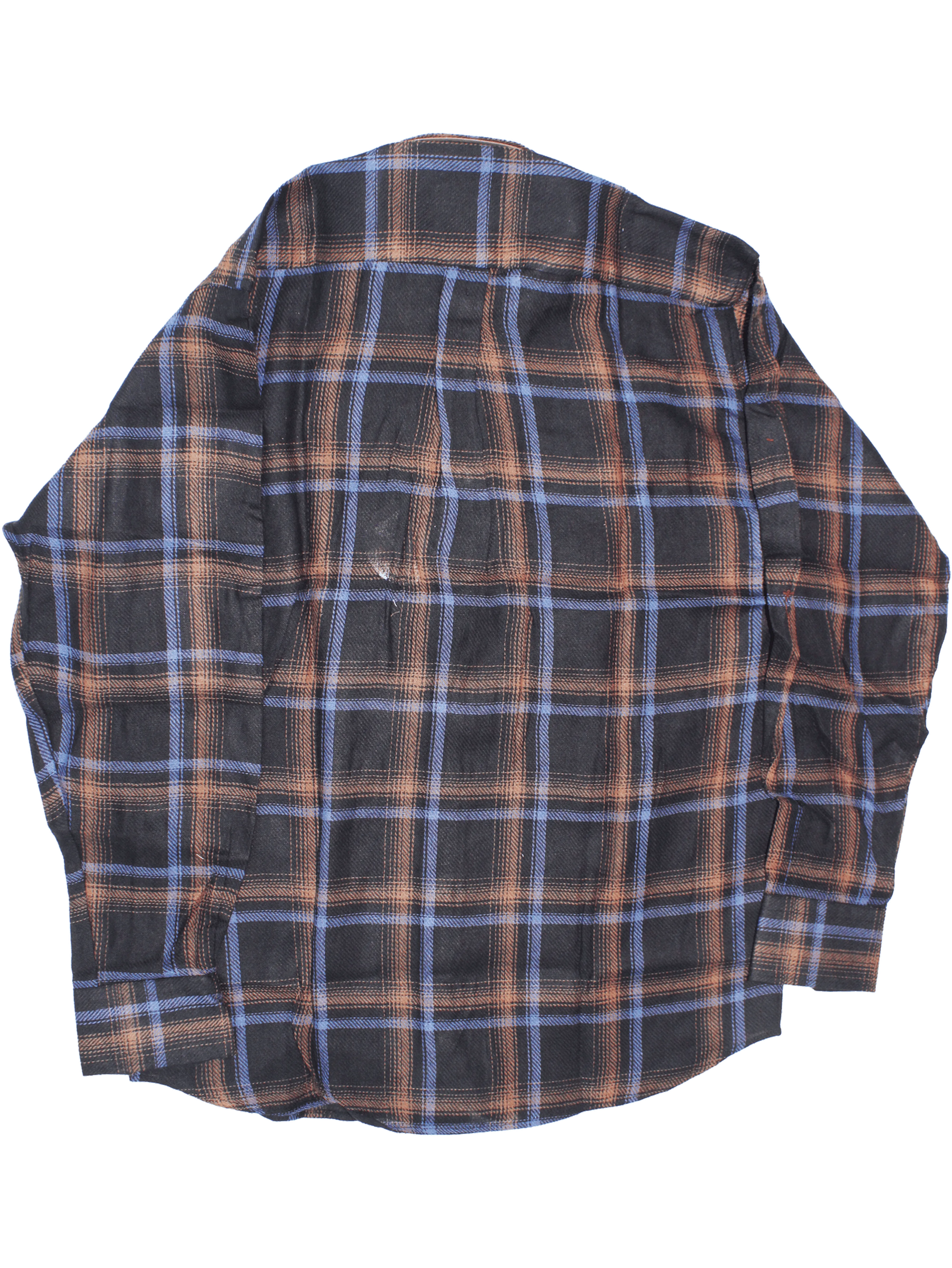 AERO Black L/S Check Shirt