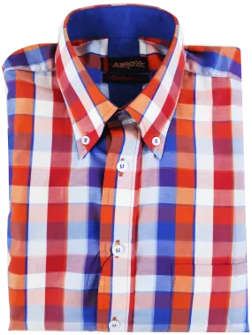 AERO Red Checkered S/S Shirt