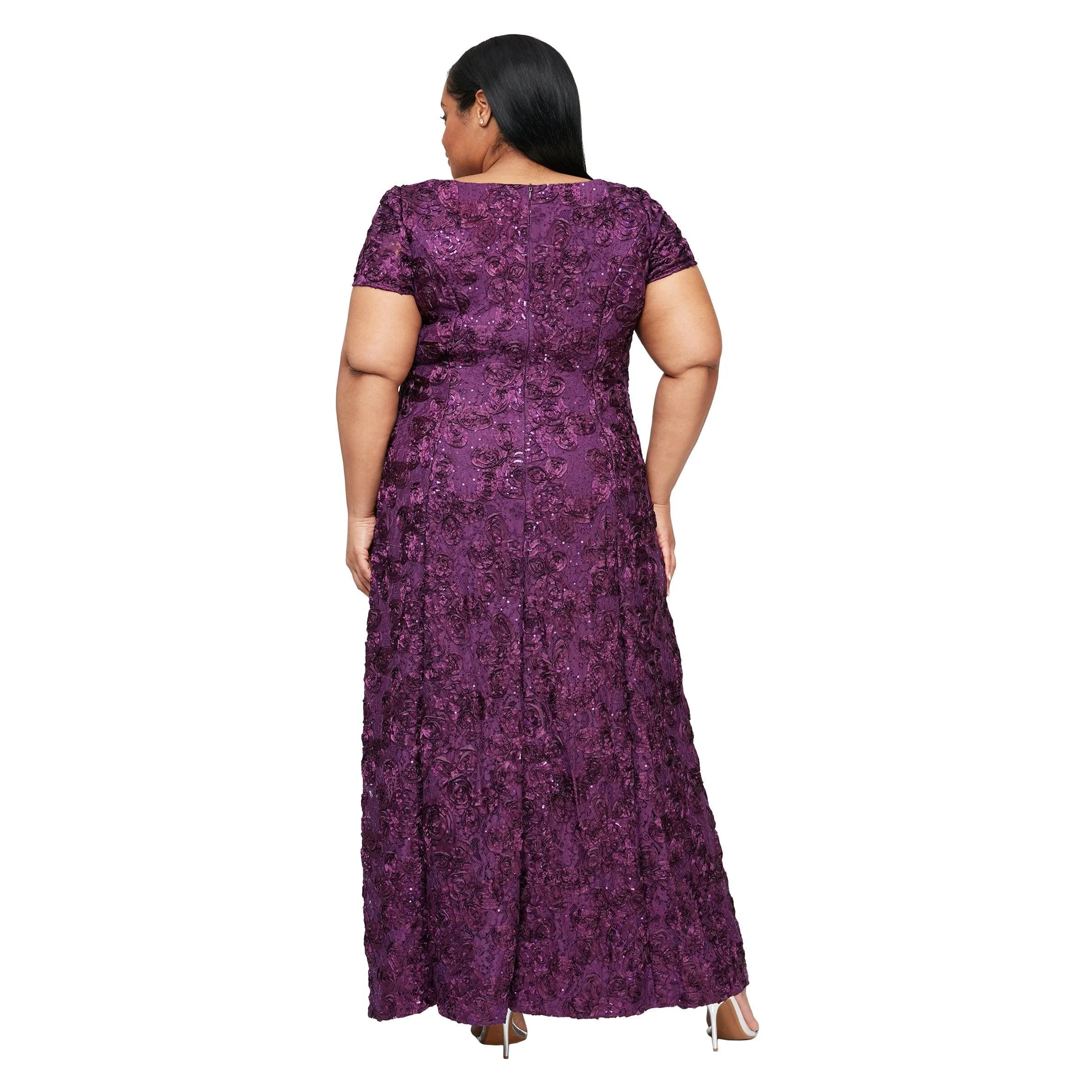 Alex Evenings AE412788 Plus Size Long Formal Dress