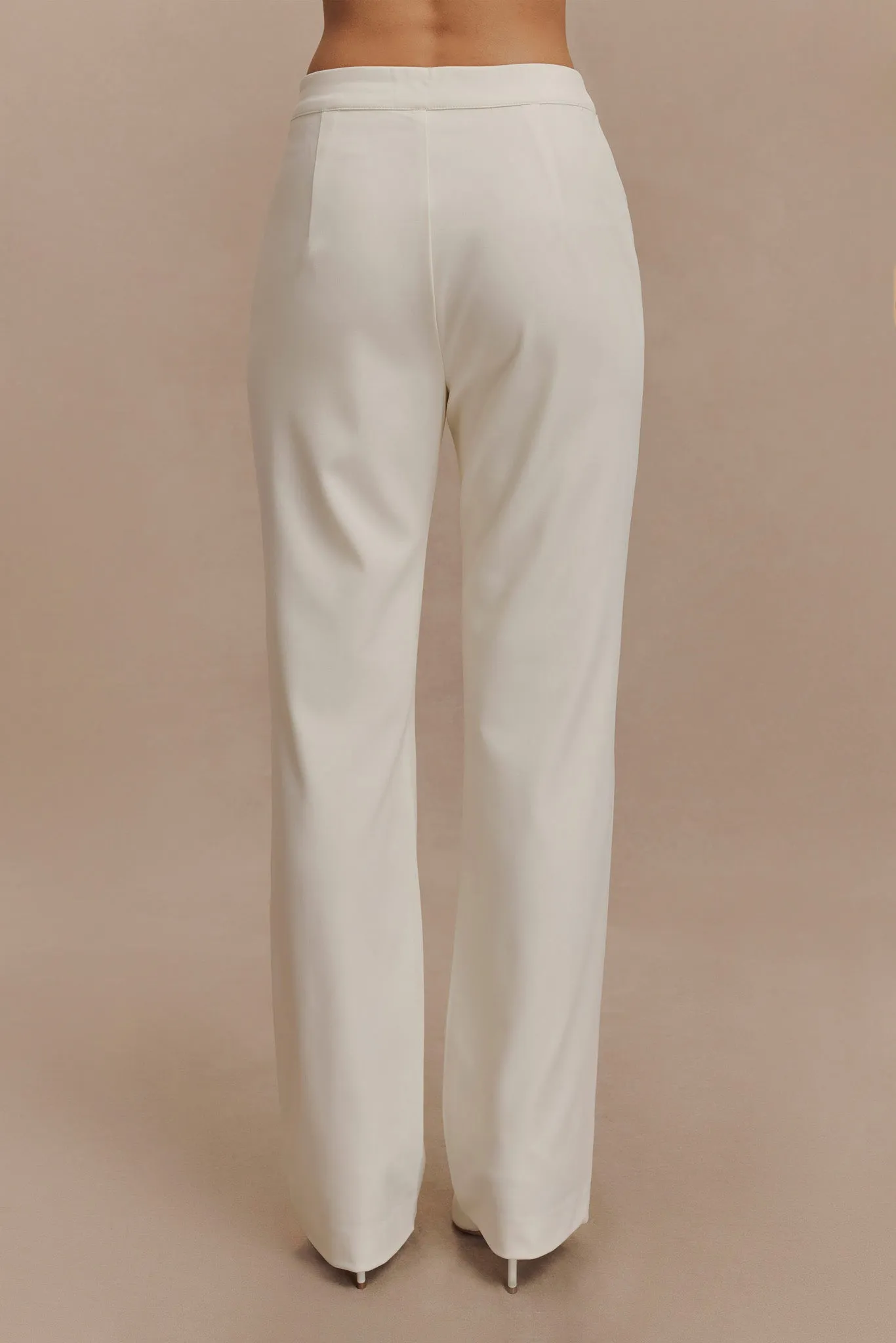 Allanah Straight Leg Pant - Ivory