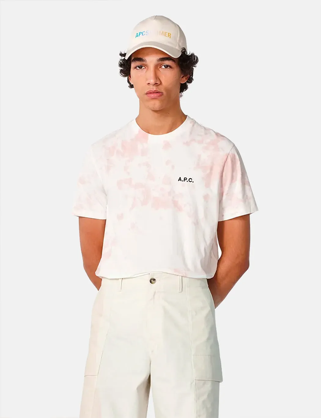 A.P.C. Ali Tie Dye T-Shirt - Pink