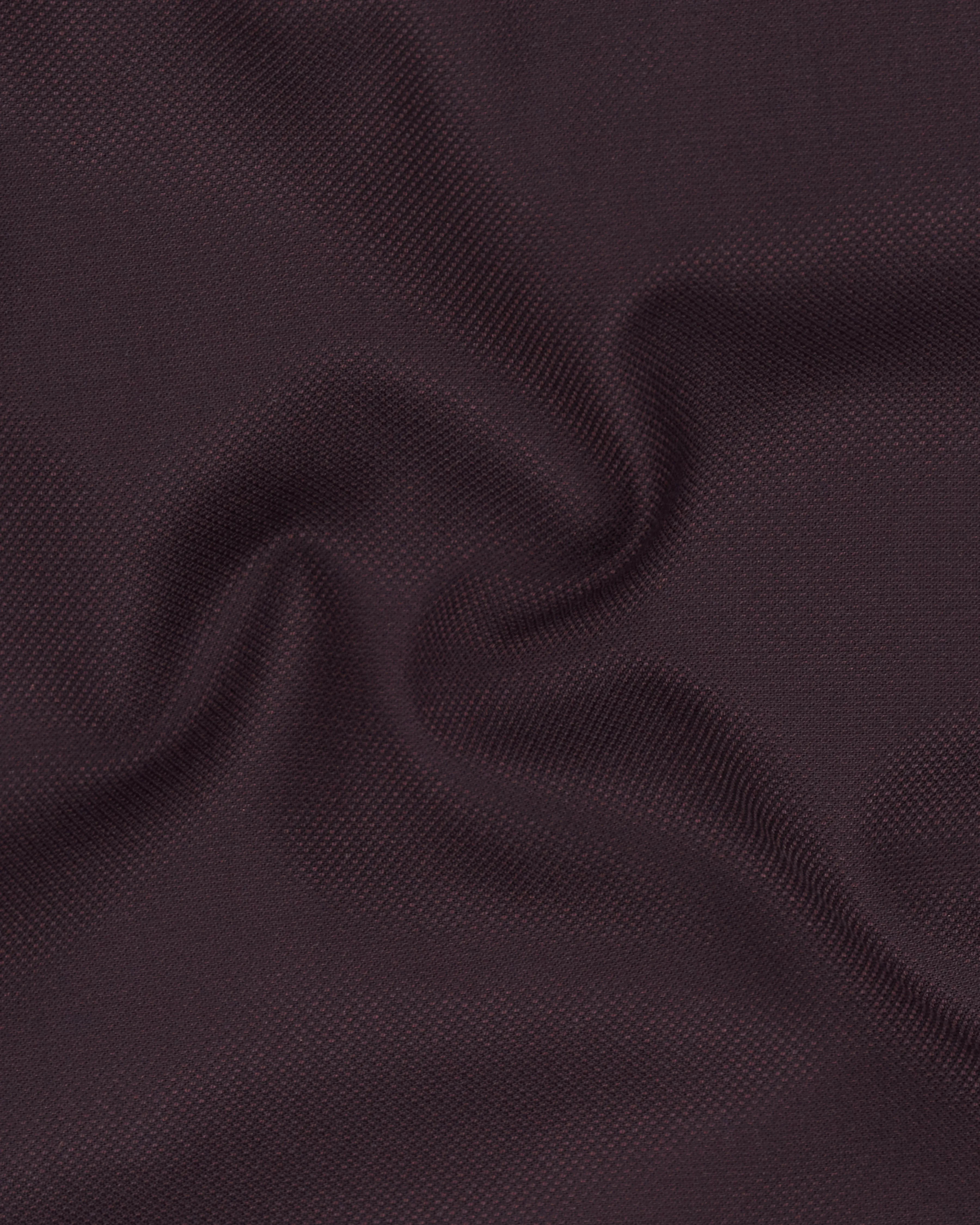 Aubergine Maroon Double Breasted Suit