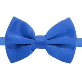 Axis Royal Blue Adjustable Satin Bowtie