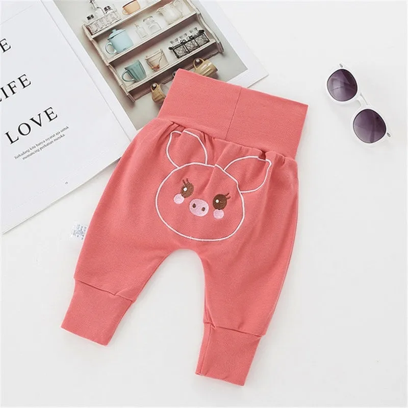 Baby Boys And Girls Thicken High Waist Pants