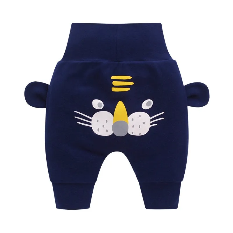 Baby Boys And Girls Thicken High Waist Pants