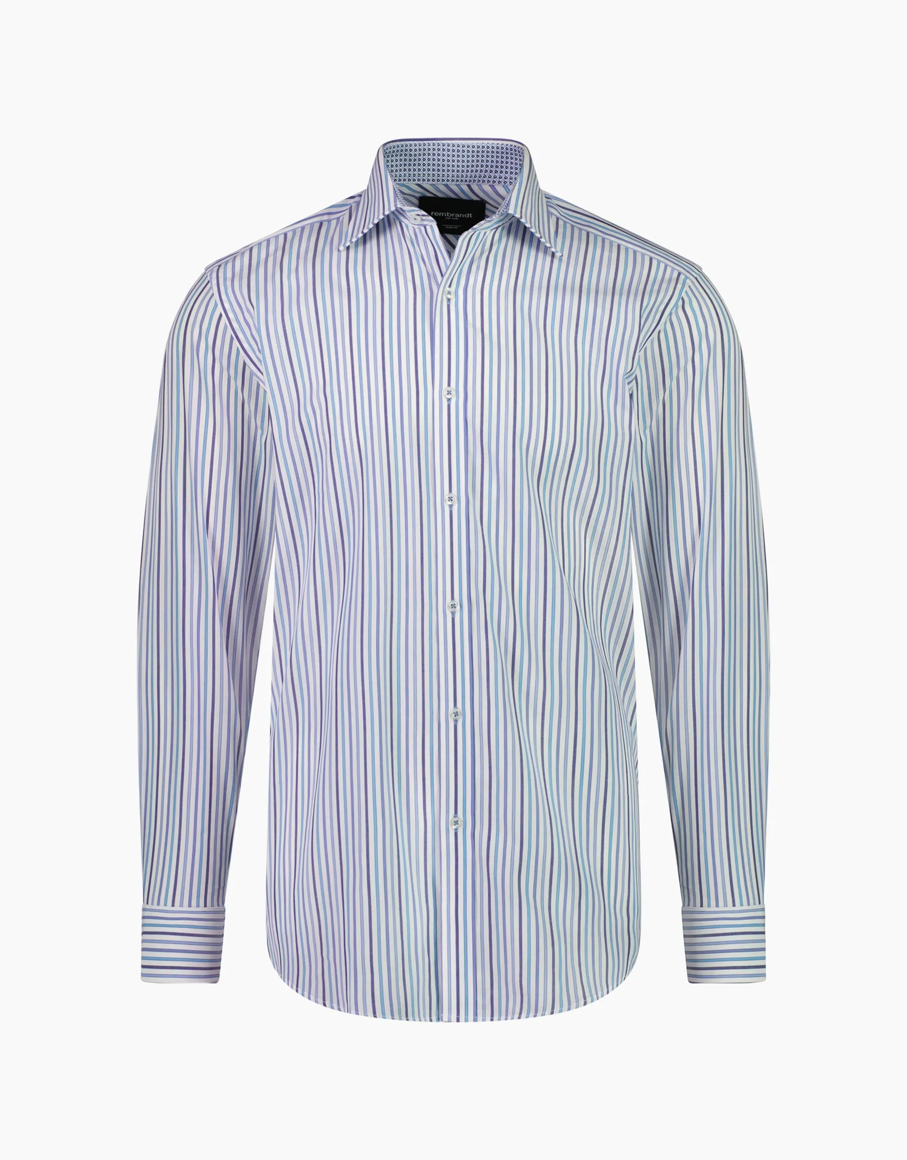 Barbican Blue Multi Stripe Shirt