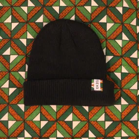 Beanie Merino Wool - Black