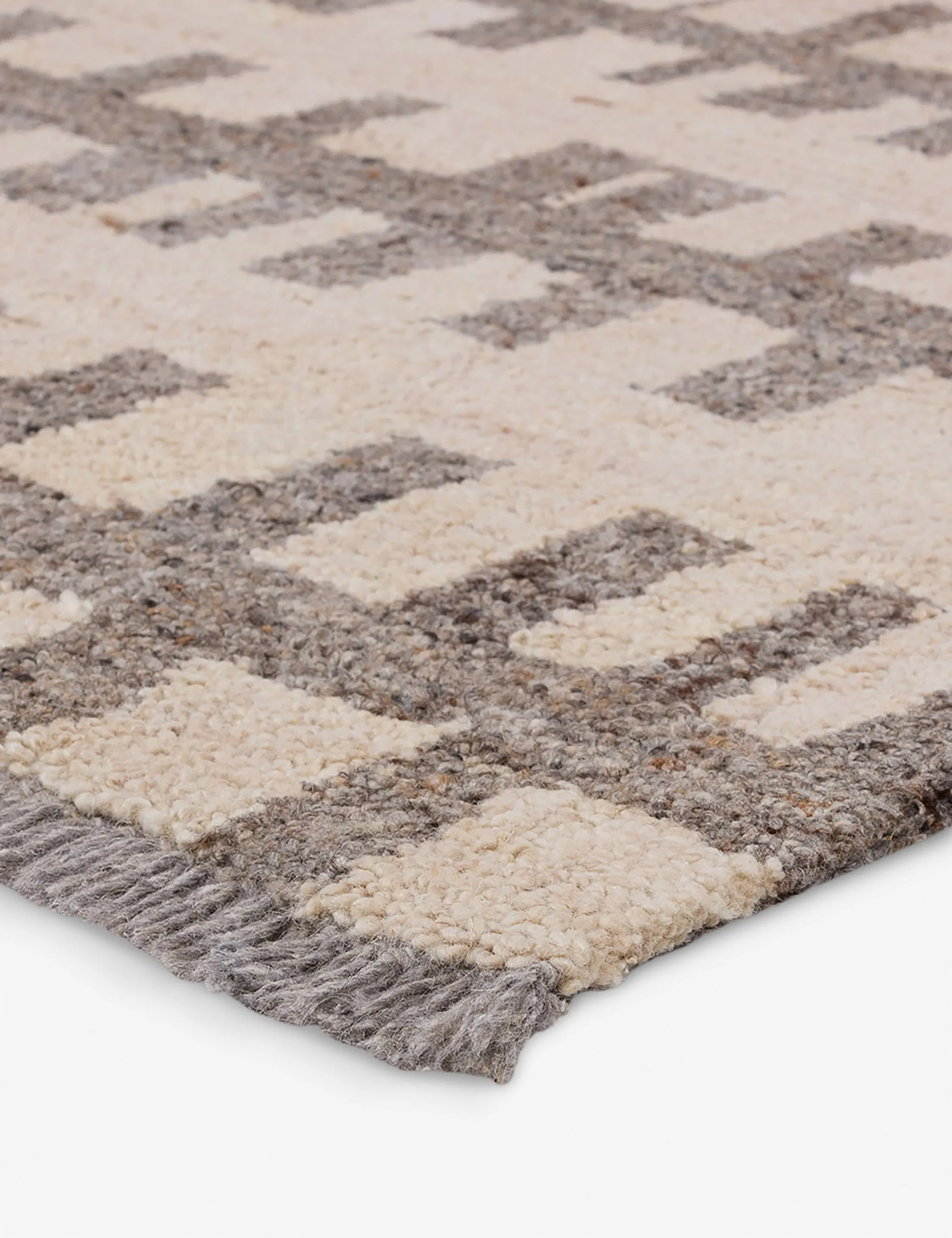 Bedros Hand-Tufted Wool Moroccan-Style Rug