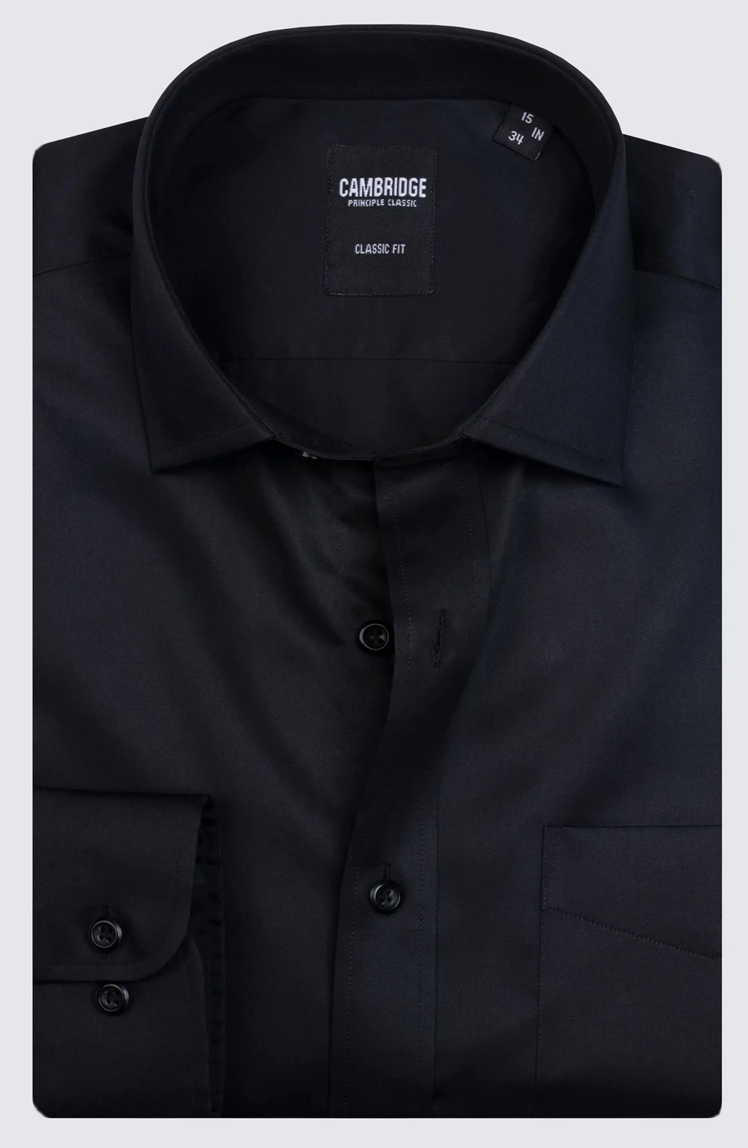 Black Sateen Shirt