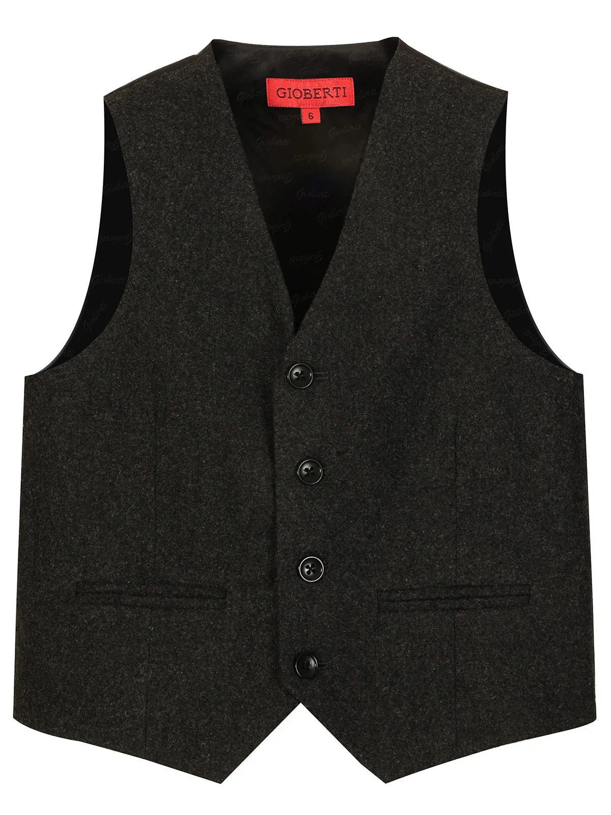 Boy's Tweed Graph Vest