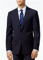 Calvin Klein Solid Navy -X-Fit Slim Suit