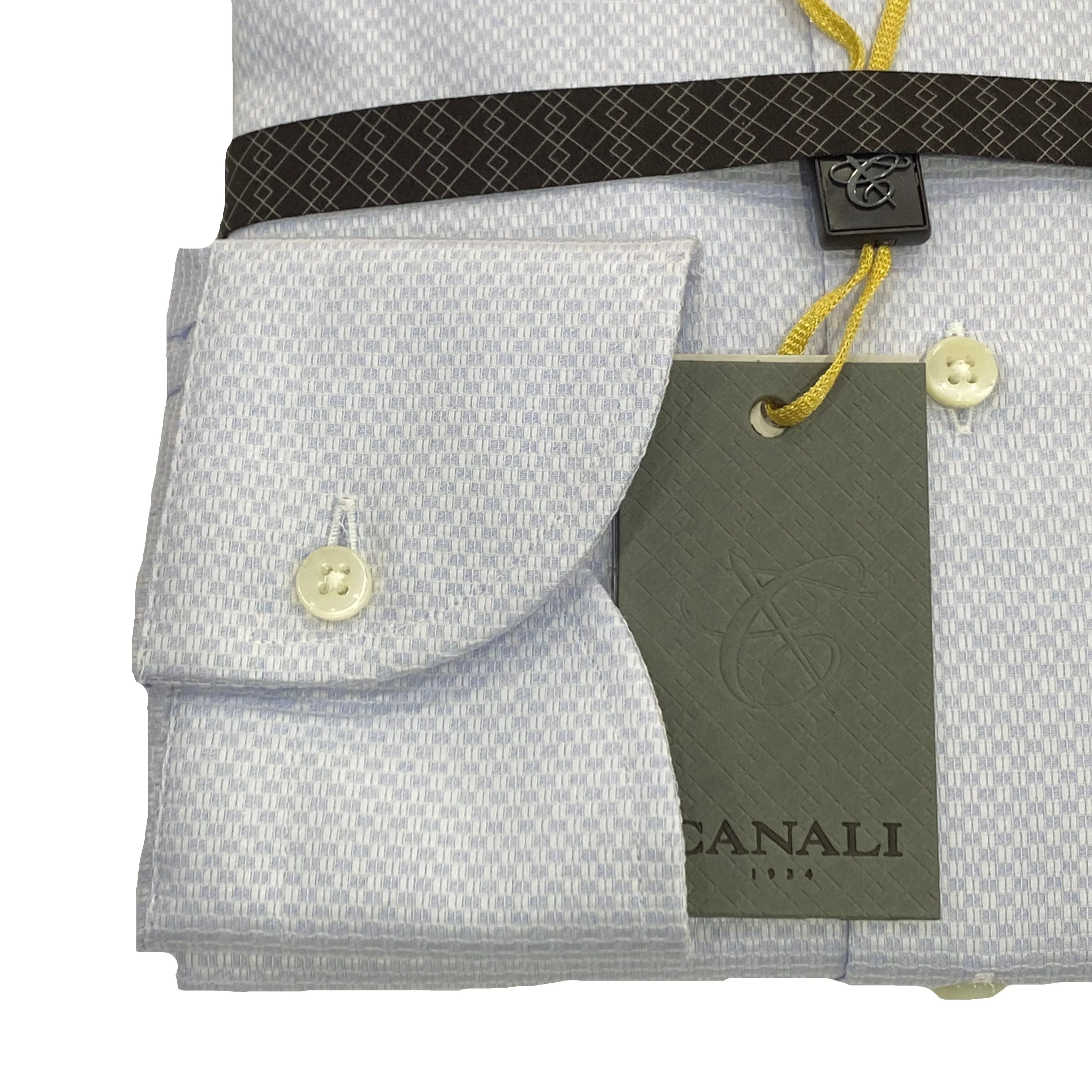 Canali Blue Slim Fit Shirt