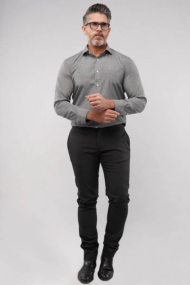 Check Shirt - Grey Micro