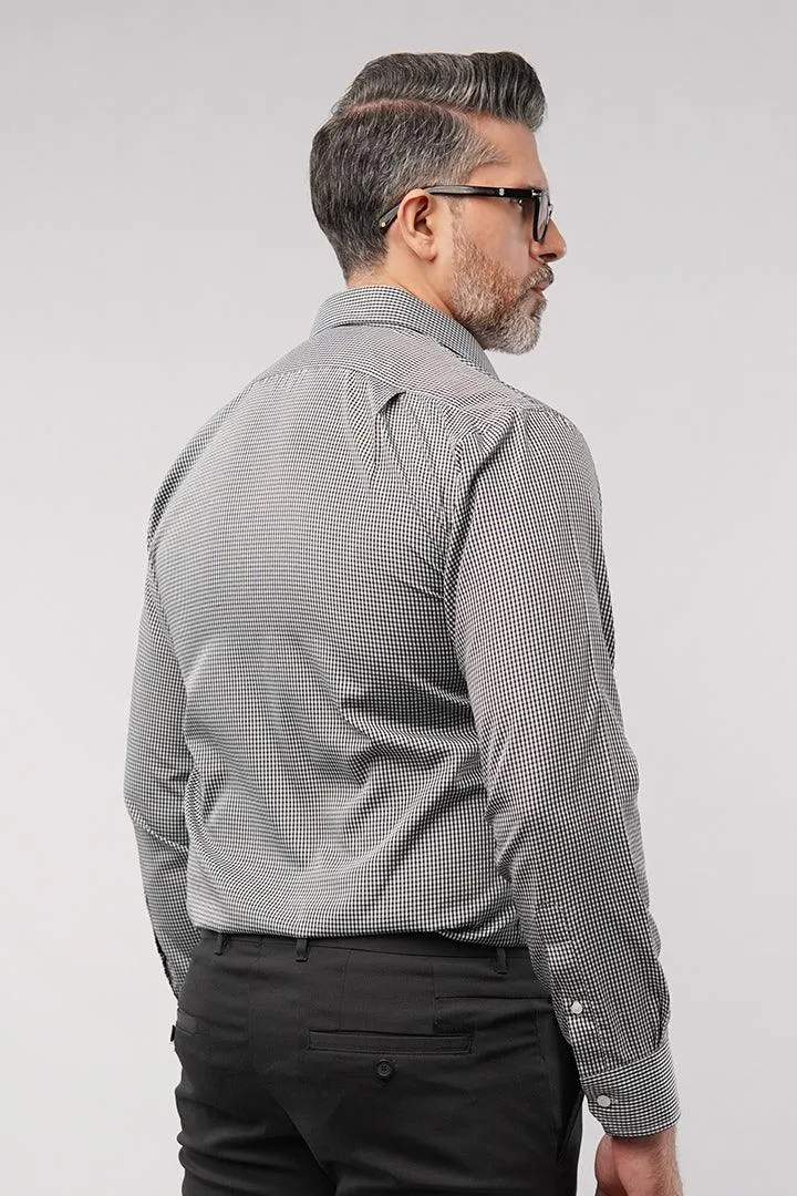 Check Shirt - Grey Micro