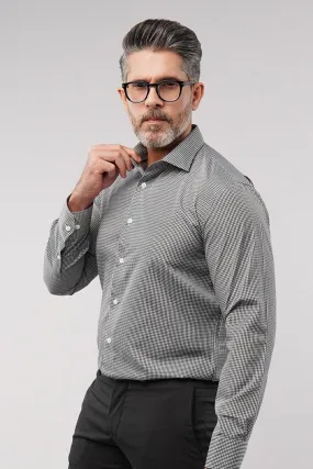 Check Shirt - Grey Micro