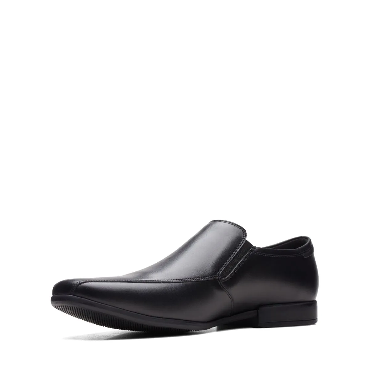 Clarks Sidton Edge Black Leather