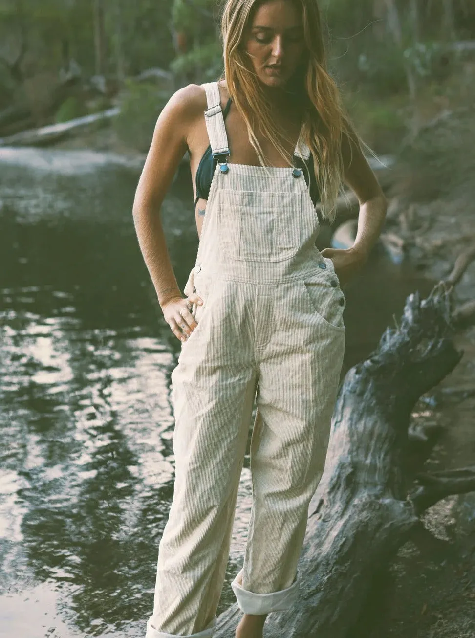 Cord Overalls Cream