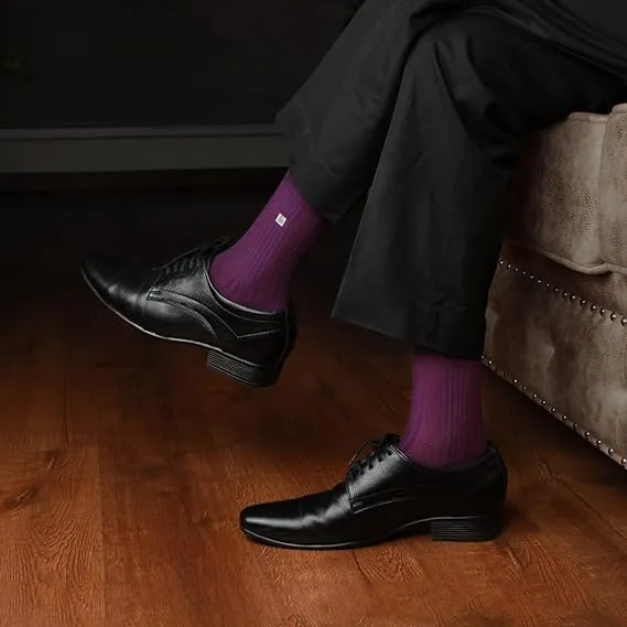 Cosmic Ribbed Formal Socks - Pack Of 6