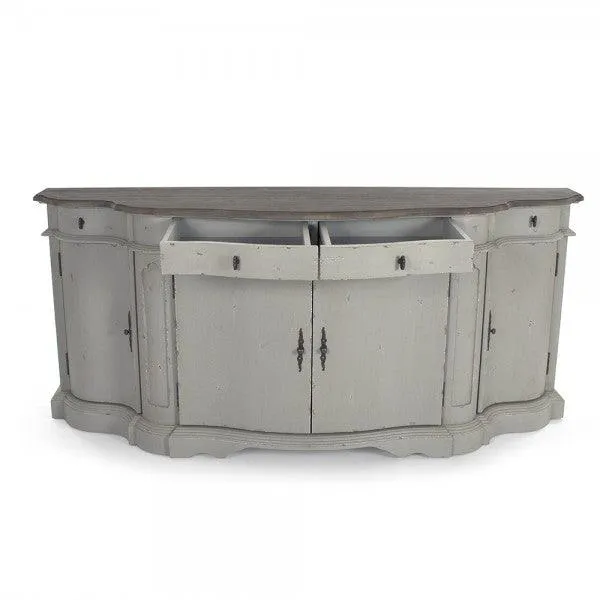 Cream Gray French Farmhouse Buffet