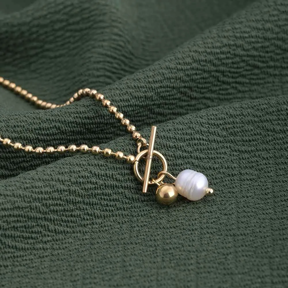 Dainty Beaded Pearl Chain