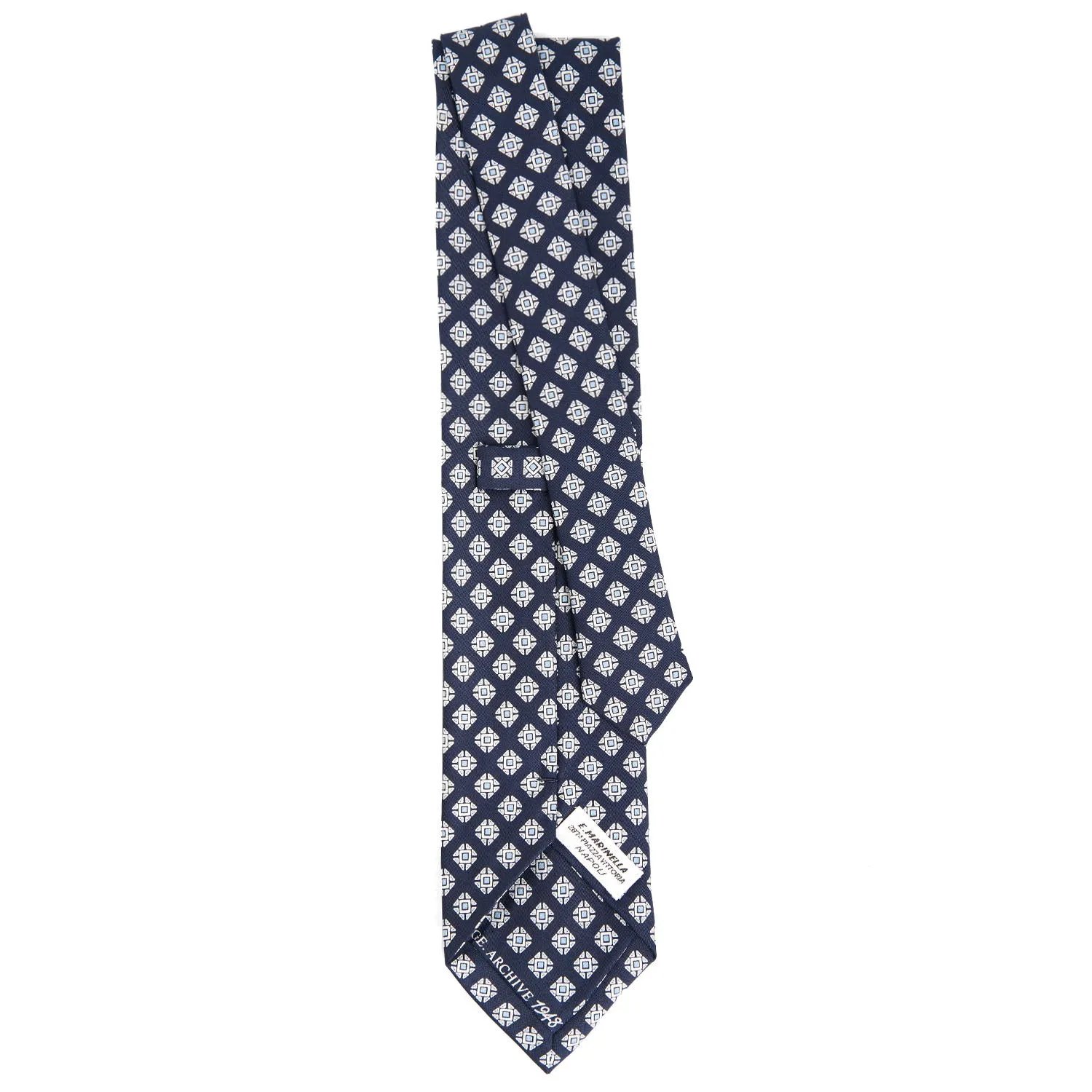 DARK BLUE SILK TIE