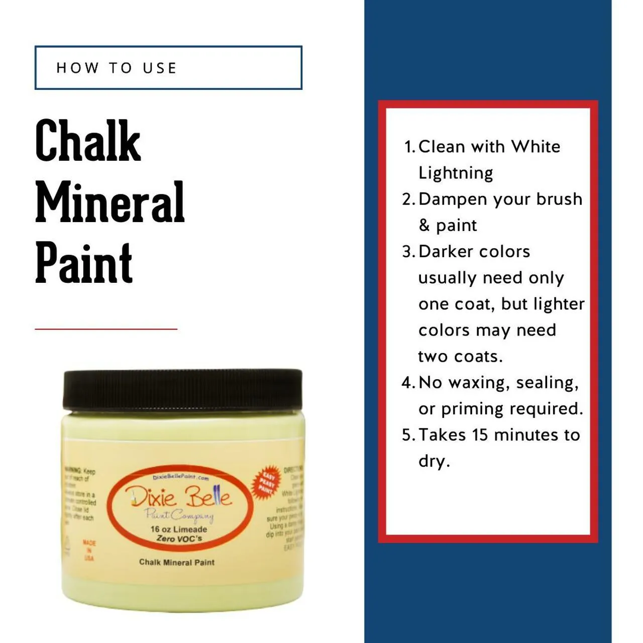 Dixie Belle - Hurricane Gray- Chalk Paint