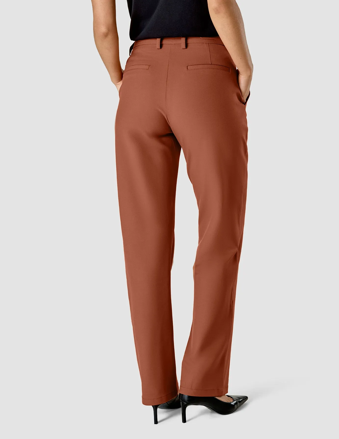 Essential Suit Straight Terracotta