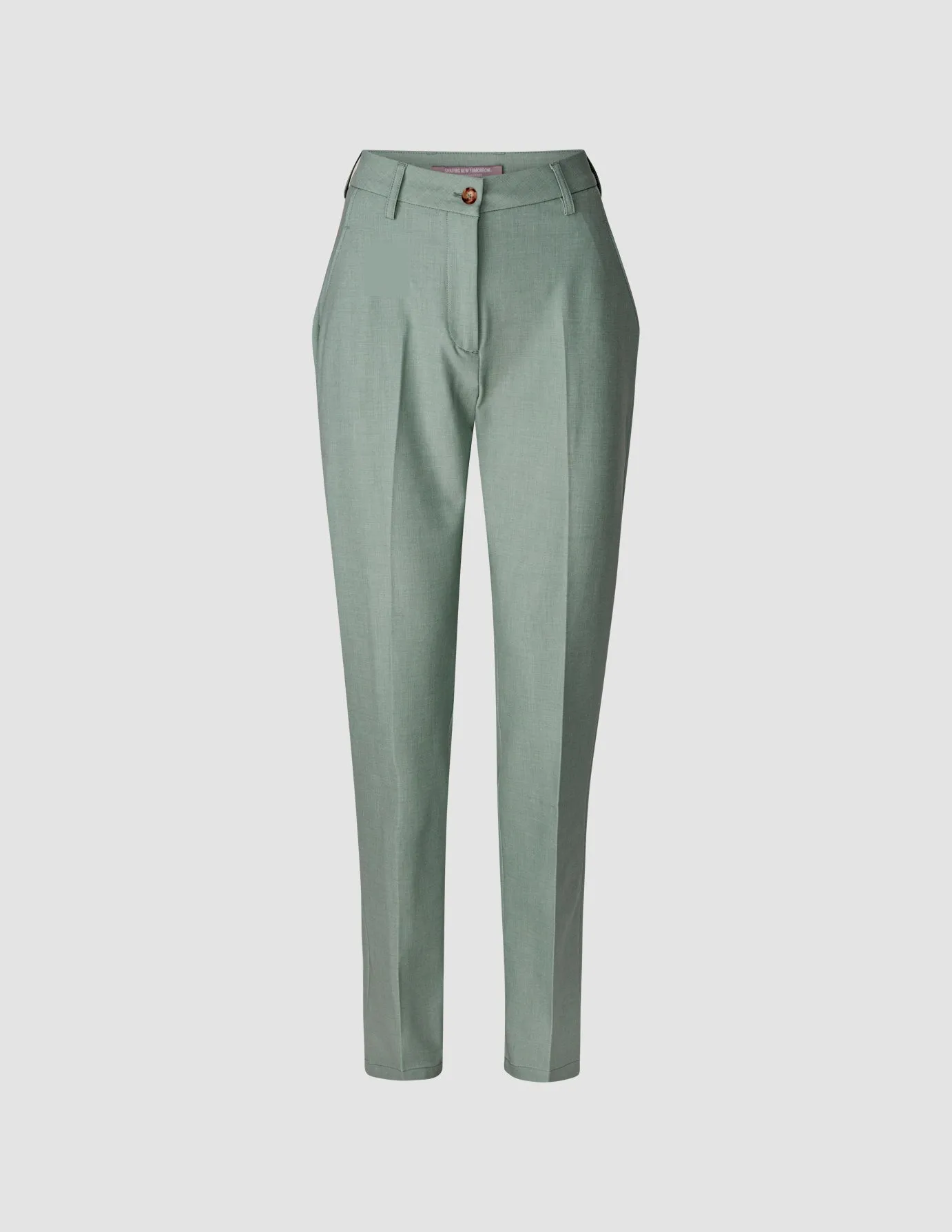 Essential Suit Tapered Calm Green Melange