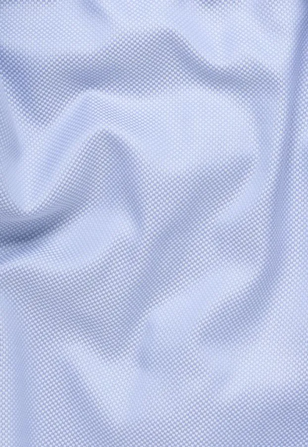 Eterna 1863 Sky Blue Twill Detail Shirt Blue