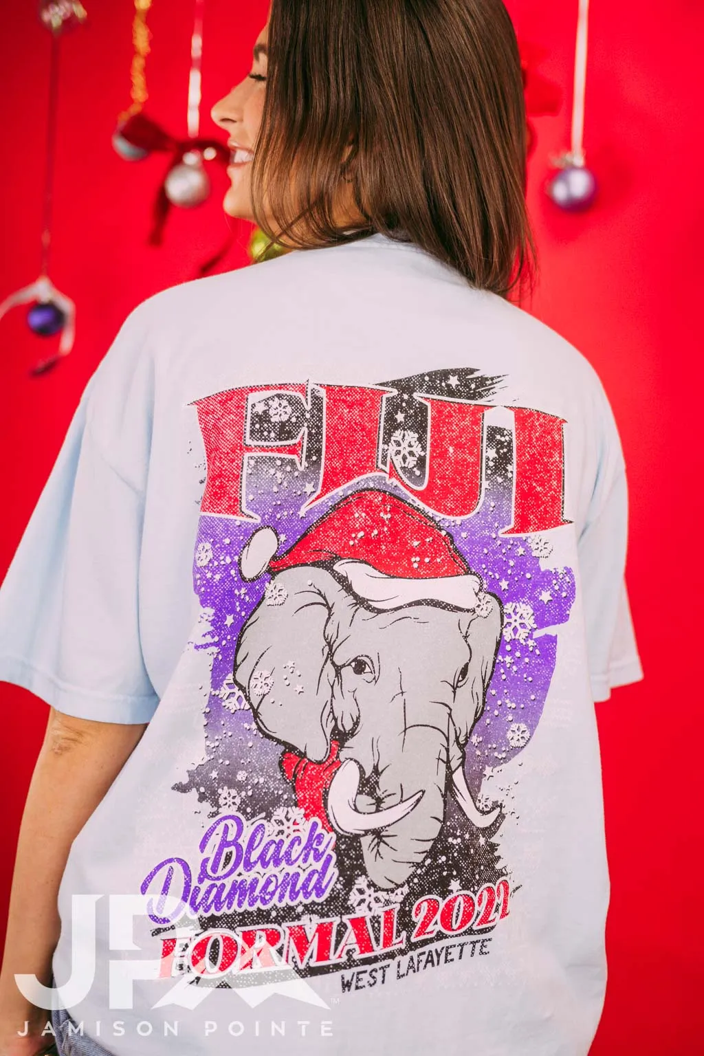 Fiji Black Diamond Formal Elephant Tshirt