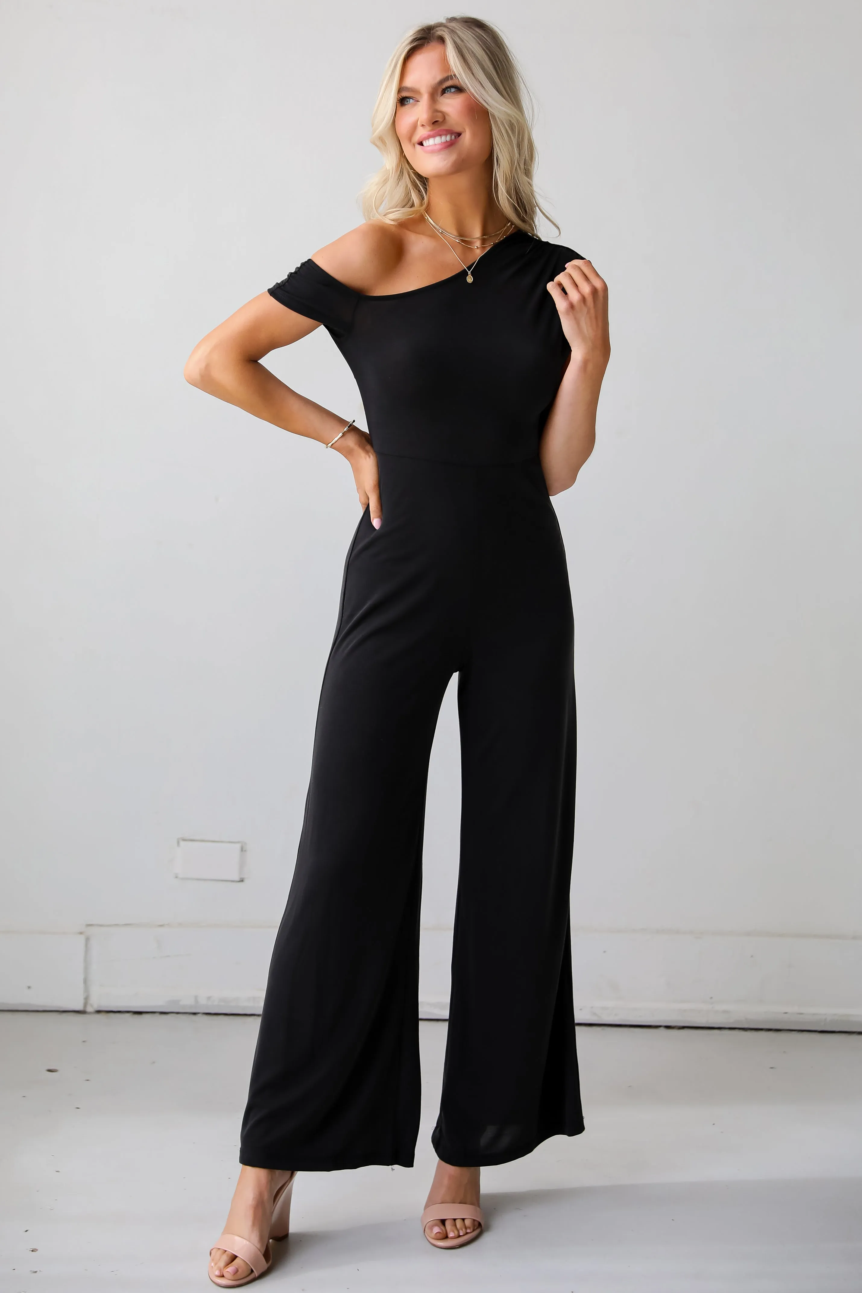 FINAL SALE - Authentically Yours Black Jumpsuit