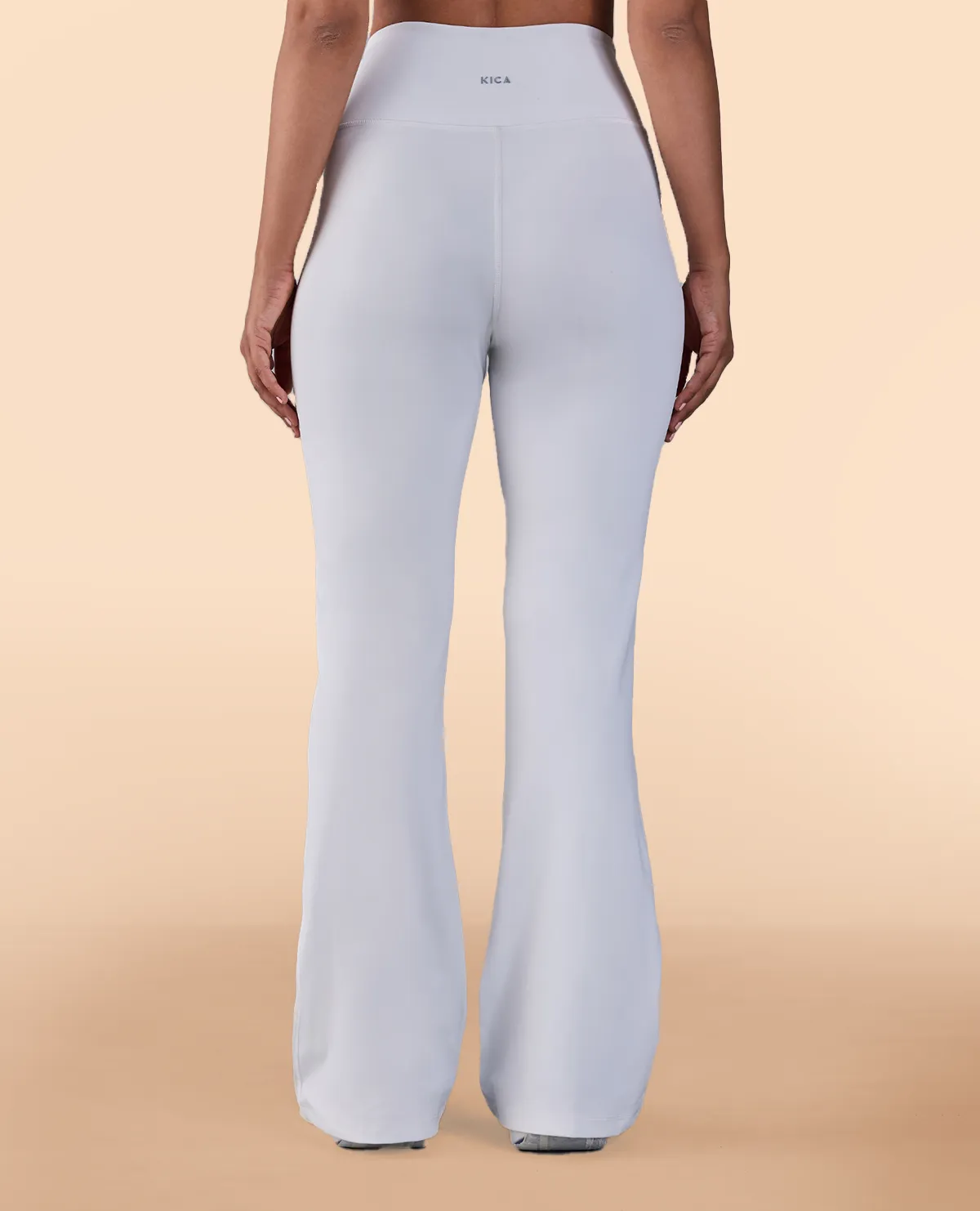 Formal Flare Pants in Second SKN White