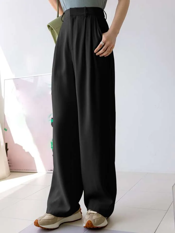 Formal Pleated Baggy Pants