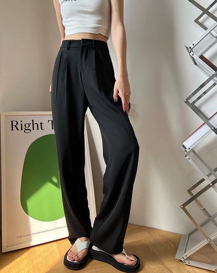 Formal Pleated Baggy Pants