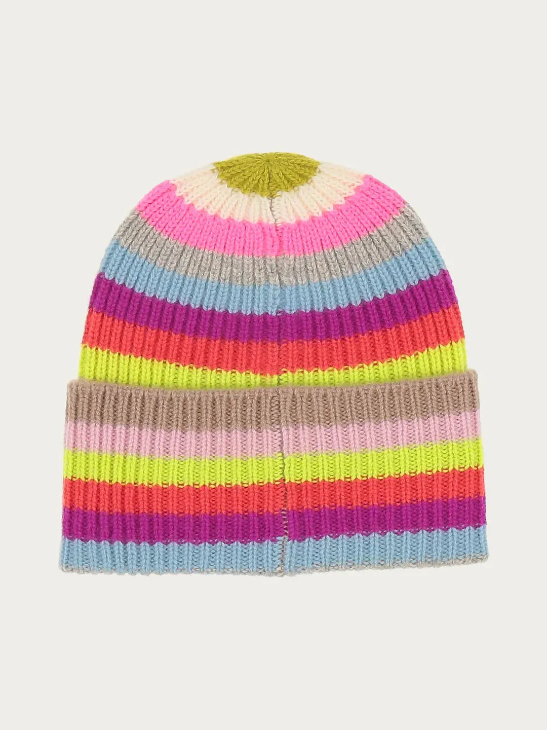 Fraas Ringed Knitted Hat Made From Pure Wool