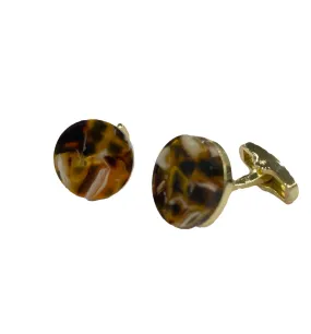 Fratello Cufflinks - Gold Tri-Tone Resin CL18