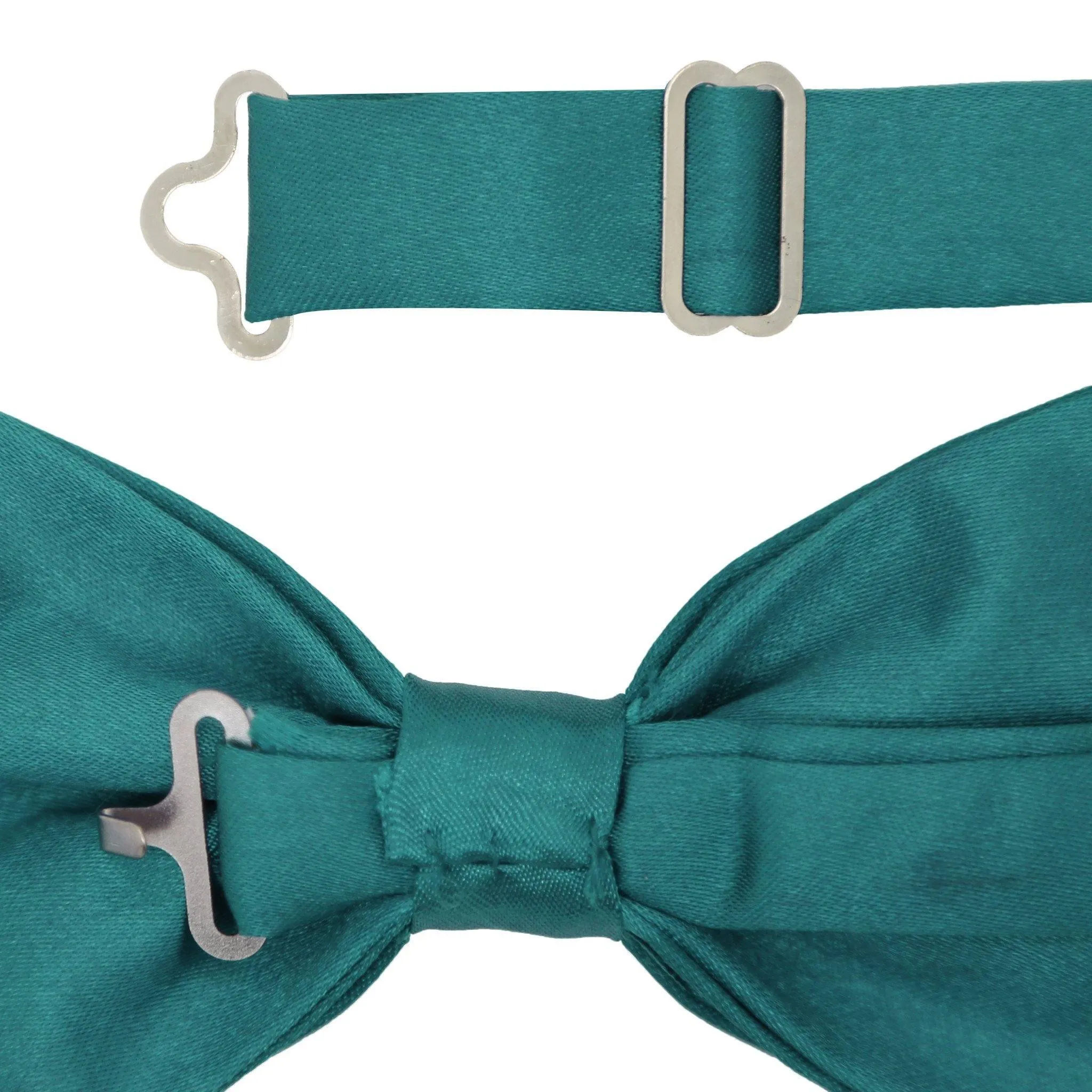 Gia Indigo Satin Adjustable Bowtie