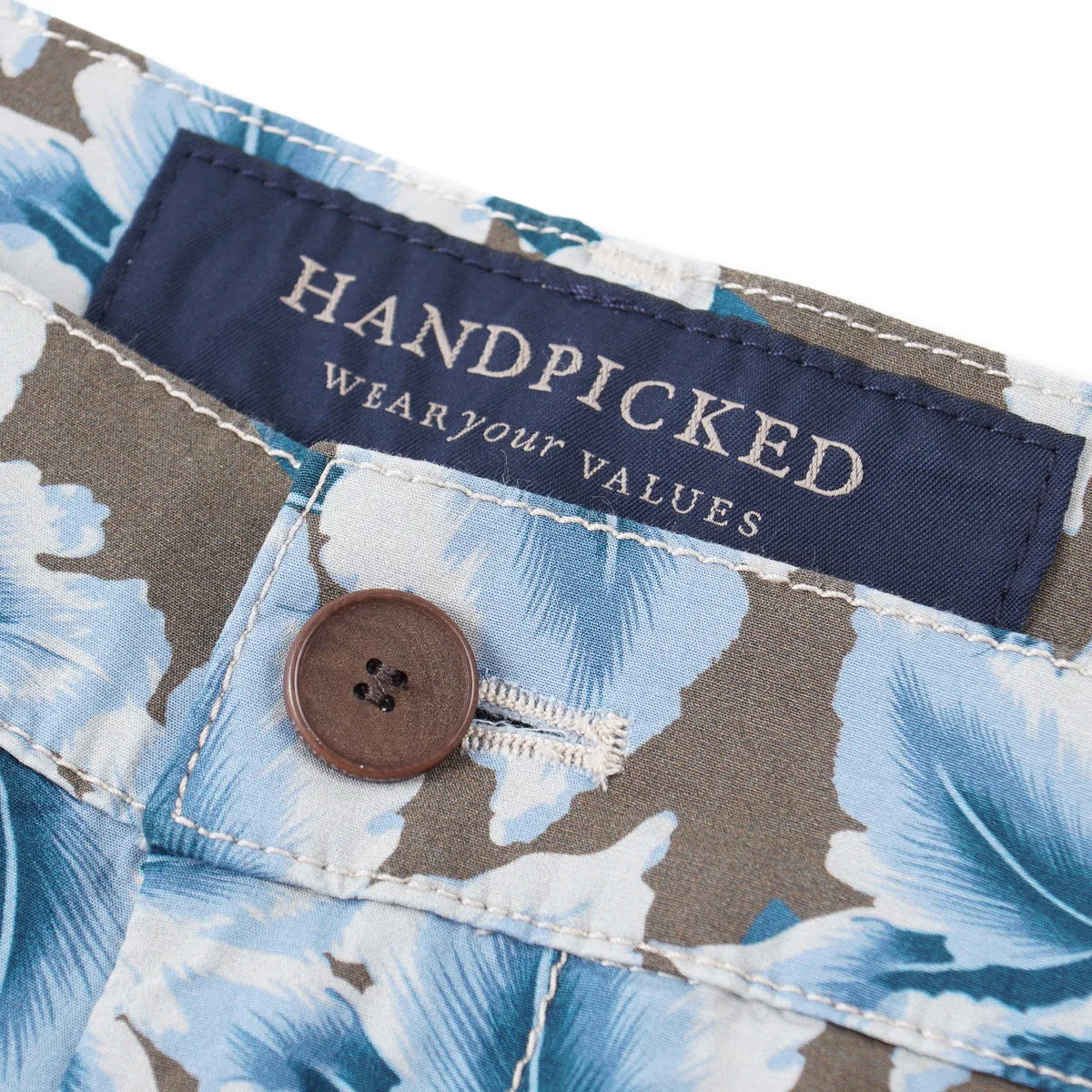 Handpicked Floral Print Cotton Shorts