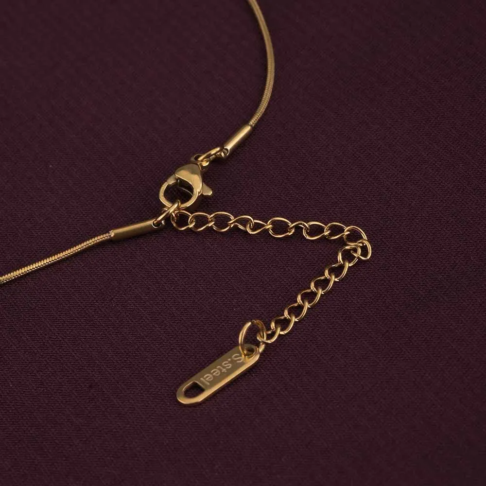 Heart Pendent Gold Chain Necklace