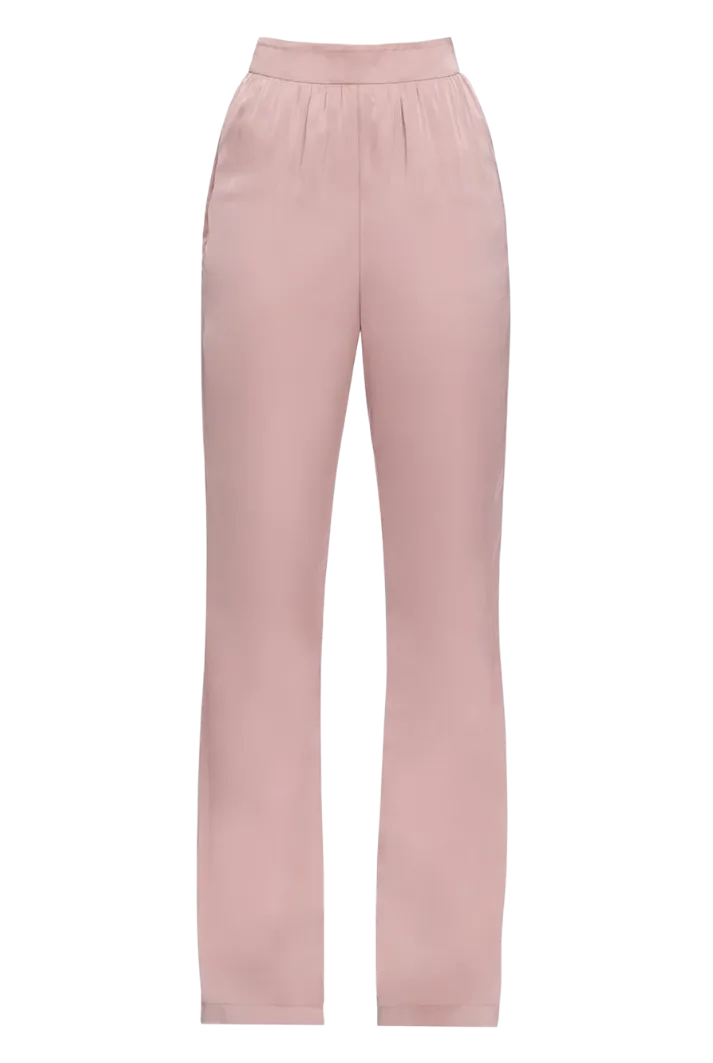 High Waist Reba Pants | Pearl Purple