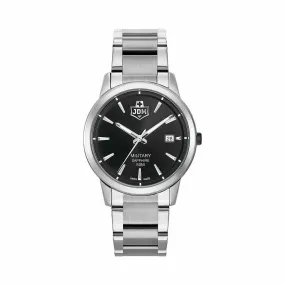 JDM Military (Jacques Du Manoir) - WG007-03 - Bravo II - Stainless Steel Wrist Watch for Men - 5 ATM