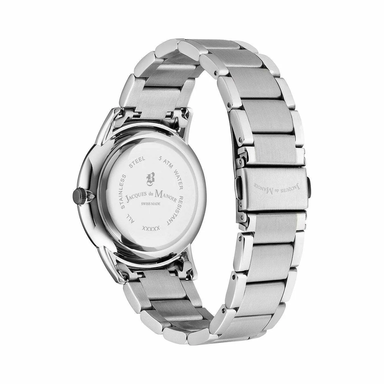 JDM Military (Jacques Du Manoir) - WG007-03 - Bravo II - Stainless Steel Wrist Watch for Men - 5 ATM