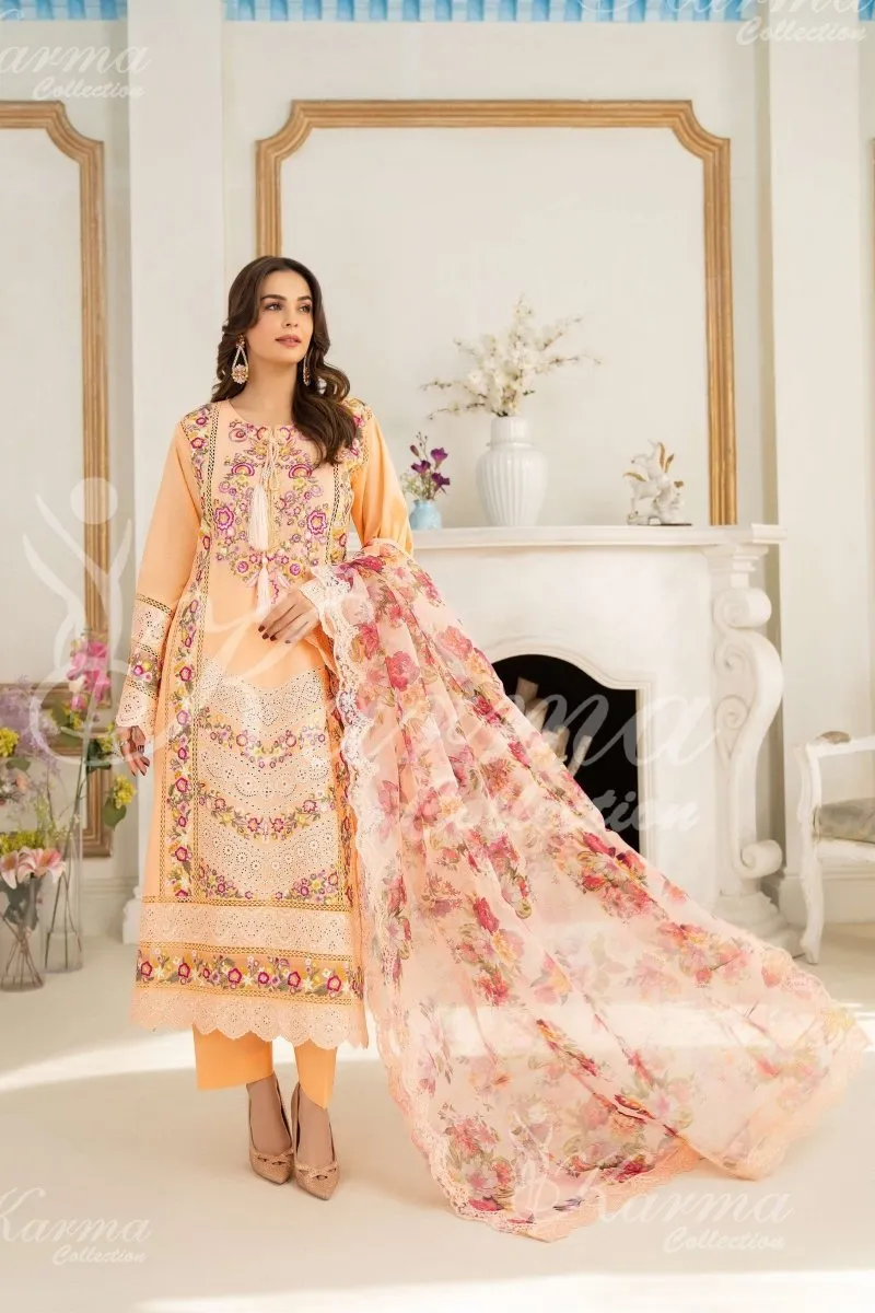 Karma Embroidered Pakistani Eid Suit KAR42