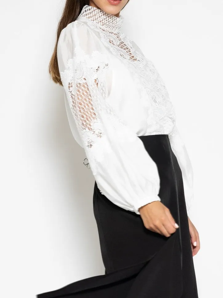 Lace Shirt Top