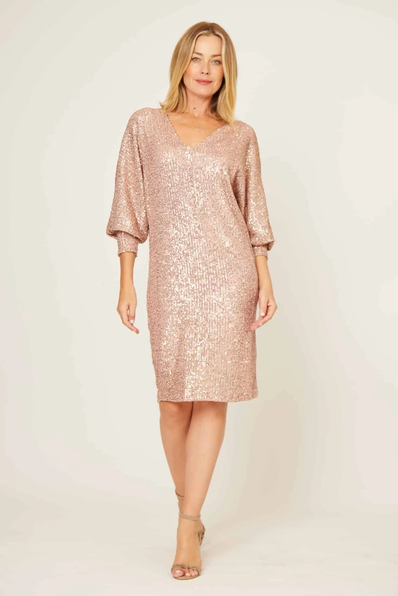 L'Amore Bling Dress Champagne