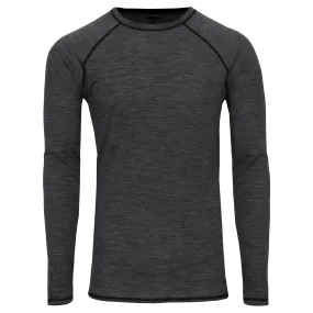 Men's Clima-Wool Merino Crew - Grey Heather